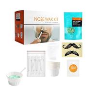 Kit De Depilación Nasal,Aplicadores Incluidos Para Depilación Nasal Rápida Y Fácil | Para Nariz Removedora De Facial - Para Cejas Barba Orejas Nariz Y