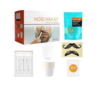 Kit De Depilación Nasal - con Aplicadores Limpieza Nasal Rápida y Fácil para Hombres y Mujeres - Para Nariz Removedora De Facial | Para Cejas Barba Orejas Nariz Y