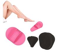 Kit de depilación para piernas, rostro y labio superior: almohadillas exfoliantes suaves para mujeres, herramienta reutilizable para depilar brazos y línea del bikini.
