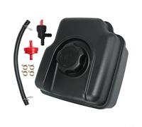 Kit de depósito de combustible para motores quitanieves 694260 698110 121003 110432 piezas de repuesto con válvula de paso filtro de tubo y abrazaderas de plástico resistente color negro, juego de 8