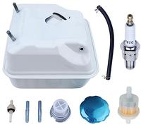 Kit de Depósito para Honda GX390 GX340 GX270 Motor, ADEFOL Deposito de Gasolina + Tapa del Deposito + Bujía + Filtro Gasolina + Tubo Gasolina Accesorio Piezas de Repuesto