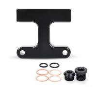 Kit de derivación de filtro de combustible de ajuste directo para Dodge para RAM 6 7L para Cummins Diesel 2003 2009 aleación de aluminio resistente a la corrosión acabado de óxido negro para un uso