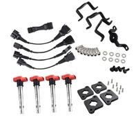 Kit de derivación ICM de conversión de bobina de encendido con placas R8 Coilpack para Audi(Black)
