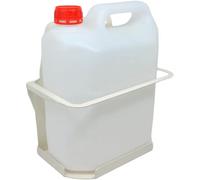 Kit de Desagüe para Aire Acondicionado | Garrafa de PVC 10 Litros y Soporte Metálico en U para Pared | Garrafa Condensación Universal para Exterior e Interior