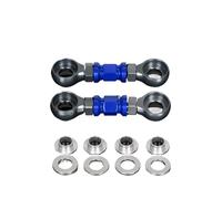 Kit De Descenso Enlaces de Descenso de suspensión Trasera de Motocicleta Ajustable CNC Aptos para KLX400R/SR 2003-2004 Bieletas Descenso Trasero(Blue)