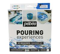 Kit De Descubrimiento Pebeo De Pintura Acrílica, Aceite De Silicona Y Lienzo