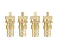 Kit de desinflador automático de neumáticos de latón, 4 piezas, 060 PSI para un alivio eficaz de la presión de