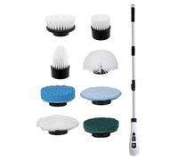 Kit de deslizamiento de lechada - Barra antideslizante, barra de alcance extensible, bloque de pulido versátil, limpiador de esquina compacto | Con Duchas Pasillos Foyers Paredes Pisos Cabañas Campers