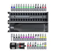 Kit de Destornillador de Precisión, con Bito Magnético, Destornillador Manual, con Caja de Almacenamiento de Pop-Uup, Herramientas de Mantenimiento para Muebles, Computadoras, Juguetes (40 IN 1)