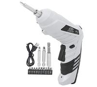 Kit de destornillador eléctrico de batería, taladro de destornillador LED, potencia de 3,6 V Instalación de pequeños accesorios de iluminación para fijar tornillos sueltos