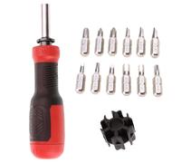 Kit De Destornillador Telescópico Magnético 13 En 1 Ratcheting Para Agarre Antigrijos Y Conveniente Almacenamiento De Bits Telescópico