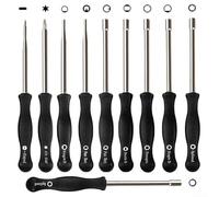 Kit de destornilladores de ajuste de carburador de motor pequeño, 10/5 piezas con mango antideslizante, compatible con Echo para trabajos de precisión (10 piezas)
