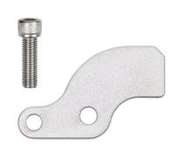 Kit de detección de selector de palanca de cambios neutro para motocicleta, reduce el esfuerzo de cambio, kit de mejora de transmisión de aluminio plateado