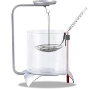 Kit de determinación de densidad - Balanza electrónica para una medición precisa de líquidos y sólidos con termómetro, ideal para uso en laboratorio