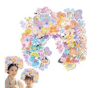 Kit de diadema de flores, kit de diadema de flores hecho a mano | Kit de sombreros hechos a mano con flores de imitación - Herramienta de decoración del cabello de herencia cultural para festivales