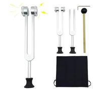 Kit de diapasón - Construcción de aluminio, tenedor de sonido pesado
