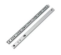 Kit de diapositivas de cajón, 2 guías deslizantes for cajones con rodamientos de bolas, acero, for muebles, teclados, armarios y(182MM 8inch)