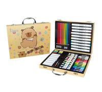 Kit De Dibujo, Kit De Pintura Con Marcadores Para Colores Vibrantes, Material Creativo Educativo Para Clases De Arte, Viaje Y Ocio