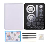 Kit de dibujo para niños - Construcción 'Imaginación Espacial con Bolígrafo - Regla Geométrica | Para Guardería, Escuela, Casa Aula Habitaciones de Juego Cumpleaños Niños Niñas Preescolar