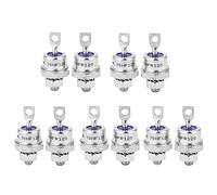 Kit de diodo rectificador, 5 pares de diodo rectificador de repuesto en espiral para convertidor de carga de batería, control de máquina de fuente de alimentación, 70HFR120/70HF120, montaje de perno de chasis