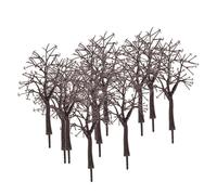 Kit de diorama para proyectos, 10 árboles de invierno de 11 cm, árbol marchito, adecuado para modelo de ferrocarril, tren, parque, diorama, diseño de escena de invierno