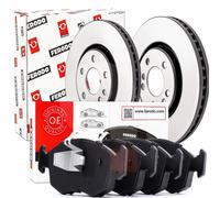 Kit De Discos De Freno Y Pastillas Anteriores Ferodo Fiat 500 Panda Grande Punto