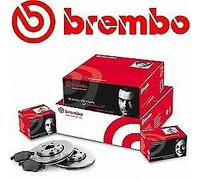 KIT DE DISCOS + PATINES DE FRENO BREMBO HORMIGA Y POSTE PARA RENAULT LAGUNA I...
