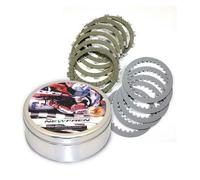 Kit de discos + separadores de embrague newfren standard para moto repuestos