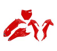 Kit de disfraces UFO PLAST 5 piezas juego de fundas de plástico rojo