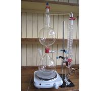 Kit de distillerie d'huiles essentielles avec un Ballon en verre de 2litres () by NHR Organic Oils