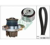INA 530 0462 30 Bomba de agua + kit de correa de distribución