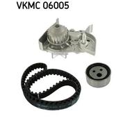 SKF Bomba de agua y kit de correas de distribución VKMC 06005