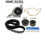 Kit de distribución + bomba de agua Plástico VKMC 01201 SKF para AUDI COUPE B3