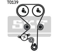 Kit de distribución + bomba de agua Plástico VKMC 05156-1 SKF para OPEL CORSA C