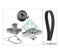 Kit de distribución de válvulas (correa + polea + bomba de líquido) INA 530 0355 31