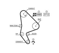 Kit de distribución GATES K025590XS