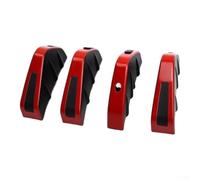Kit de divisor de parachoques de coche, 4 piezas, divisor de parachoques de | Construcción de plástico, ligera pero resistente a los elementos climáticos, protege la zona del parachoques trasero