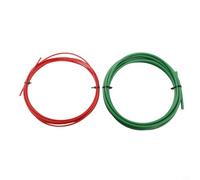 Kit de doblador de tubos de cobre, tira de doblado de plástico PE integrada para aire acondicionado, 1/4 y 3/8 pulgadas, juego de 4 m rojo y verde