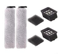 Kit de dos cepillos de rodillo y dos filtros lavables para aspiradora inalámbrica BISSELL 3548 en seco y húmedo - Parte 1630733 equivalente