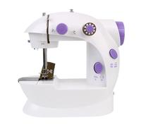 Kit De Dos Hilos, Luz Nocturna Eléctrica For El Hogar, Pedal Pie, Mesa Mano Línea Recta, Mini Máquina Coser Portátil PortáTil Y Flexible