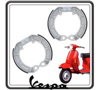 Kit de dos zapatas de freno delanteras + traseras para Piaggio Vespa PK 50-50 XL - Vespa PK 125 - PK 125 XL original PIAGGIO.