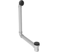 Kit de drenaje con cubierta deslizante de perfil bajo para jacuzzi, acabado negro mate, operaci n manual con toque de pie, material de PVC, longi