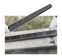 Kit de drenaje de trinchera de metal, rejillas desmontables para interiores y exteriores, cubierta de drenaje de canal resistente para piscinas, patios, jardines, entradas, solución eficiente de