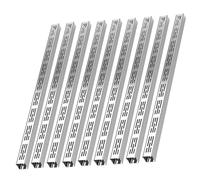 Kit de drenaje de zanja de acero inoxidable - de drenaje paisajístico de canal abierto(15x4cm 9pack)