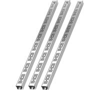 Kit de drenaje de zanja de acero inoxidable - de drenaje paisajístico de canal abierto - Drenajes de canal con rejilla metálica y cubierta(3.5x3cm 1pack)