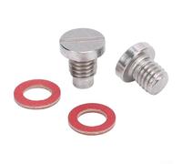 Kit de drenaje marino fuera de borda, tornillo recto y junta, 1 juego de repuesto para unidad inferior 5HP 6HP 8HP 9 9HP 15HP 90HP 115HP OEM compatible
