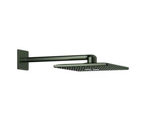 Kit de ducha con cabezal de ducha Grohe Rainshower 310 SmartActive Cube de 430 mm, 2 tipos de rociadores, 26479MG0, Color: grafito satinado