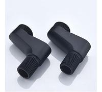 Kit de ducha de bañera con patas de garra latón g1/2 macho a g3/4 hembra de grifo de bañera de latón grito de baño ajustable accesorios de grifo, negro (color: cromo)