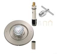 Kit de ducha de cobre T470, incluye componentes de repuesto de cartucho de válvula 1225, instalación fácil de usar, se adapta a múltiples configuraciones de ducha (C)