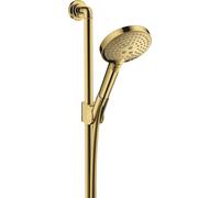 Kit de ducha hansgrohe AXOR Citterio con Raindance Select S 120 teleducha 3 funciones, 27991990, Color: Óptica Oro Pulido